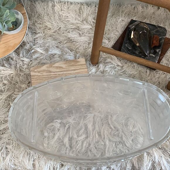 Vintage Clear Atomic Starburst Pattern
Waste Basket Trash - Picture 8 of 17